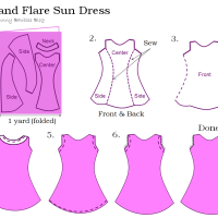 DIY Fit and Flare Sun Dress Sewing Tutorial