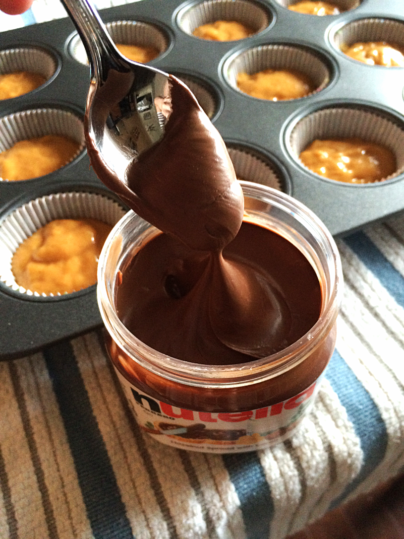 Pumpkin Nutella Swirl Muffins by Bunny Baubles Blog 1