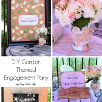 A DIY Garden Themed Engagement Party